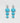 Nora Shell Turquoise Earrings