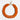 Katerina Psoma Orange short acrylic necklace with a gold clasp 