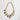 Katerina Psoma short chain necklace with multicolored charms
