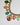 Katerina Psoma short chain necklace with multicolored charms