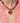 Katerina Psoma Strawberry Heart Short Necklace in red