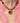 Katerina Psoma Strawberry Heart Short Necklace in red