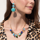 Katerina Psoma Albia Turquoise Short Necklace