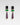 Katerina Psoma crystal dangle earrings with green drops