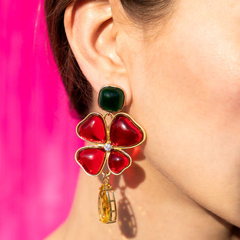 Katerina Psoma Flower Power Dangle Earrings