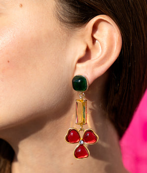 Katerina Psoma Flower Power Dangle Earrings