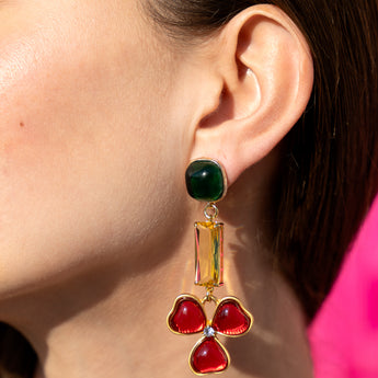Katerina Psoma Flower Power Dangle Earrings