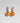 katerina psoma hoops with orange vintage beads