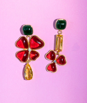 Katerina Psoma Flower Power Dangle Earrings