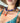 Katerina Psoma Colorful beaded necklace with a gold chain and trade beads