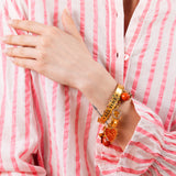 Katerina Psoma Coral Charm Bracelet 