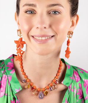 Katerina Psoma Nora Coral Earrings