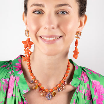 Katerina Psoma Nora Coral Earrings
