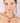 Katerina Psoma dangle earrings with coral drops and semi precious stones