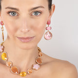 Katerina Psoma Pink and  Yellow Short Necklace