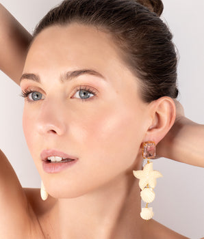 Katerina Psoma Nora White Earrings
