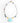 Katerina Psoma short necklace with semiprecious stones