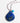 Katerina Psoma amethyst necklace long with lapis lazuli pendant