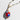 Katerina Psoma Easter Murano Egg with Gold plated chain murrina red