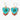 Katerina Psoma Turquoise Evil Eye Heart Earrings