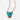 Katerina Psoma Turquoise Evil Eye Heart Necklace