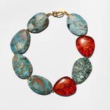 katerina Psoma jasper turquoise necklace