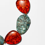 katerina Psoma jasper turquoise necklace