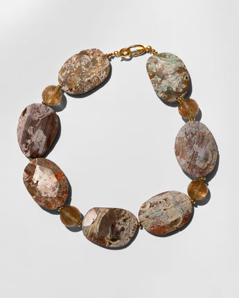 kATERINA pSOMA Jasper Short Necklace