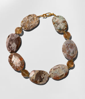 kATERINA pSOMA Jasper Short Necklace