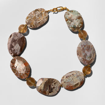 kATERINA pSOMA Jasper Short Necklace