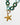 Katerina Psoma Necklace with green and turquoise rope links and a gold starfish charm 