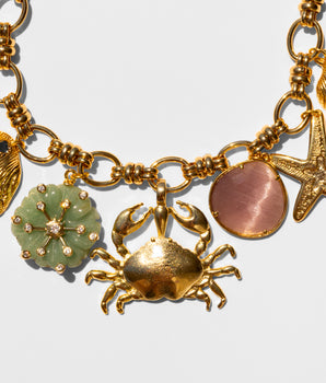 Katerina Psoma Short Chunky Necklace with Charms