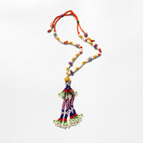 Katerina Psoma Colorful beaded necklace with a tassel 