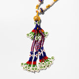 Katerina Psoma Colorful beaded necklace with a tassel 