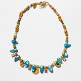 Katerina Psoma Light Blue Pearl Short Necklace