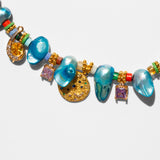 Katerina Psoma Light Blue Pearl Short Necklace