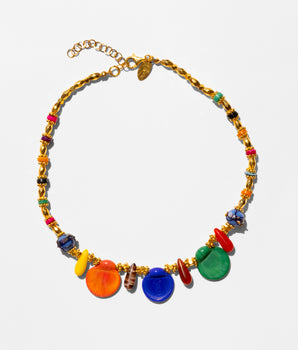 Katerina Psoma Multicolor Murano Short Necklace