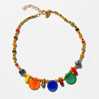 Katerina Psoma Multicolor Murano Short Necklace