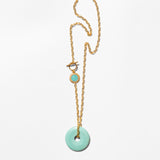 Katerina Psoma Long Turquoise Pendant