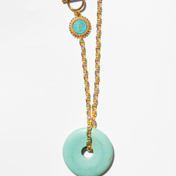 Katerina Psoma Long Turquoise Pendant