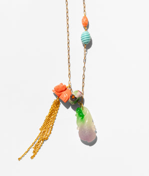 Katerina Psoma Jade Chain Necklace