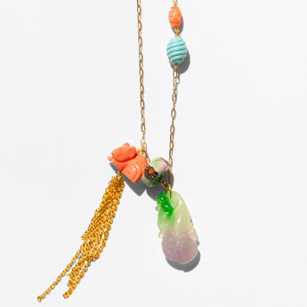 Katerina Psoma Jade Chain Necklace