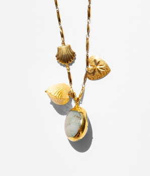 Katerina Psoma Green Agate Short Necklace