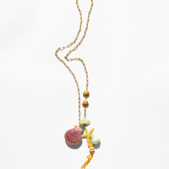 Katerina Psoma Shell Short Chain Necklace