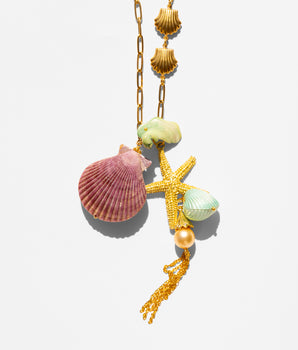 Katerina Psoma Shell Short Chain Necklace