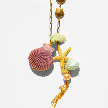 Katerina Psoma Shell Short Chain Necklace
