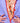 Katerina Psoma Long Necklace with colorful enamel fish pendant 