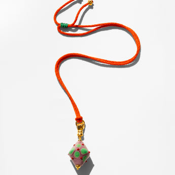 Katerina Psoma Violet Murano Cord Necklace