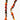 Katerina Psoma Necklace with orange and brown beads on a white background
