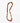 Katerina Psoma Necklace with orange and brown beads on a white background
